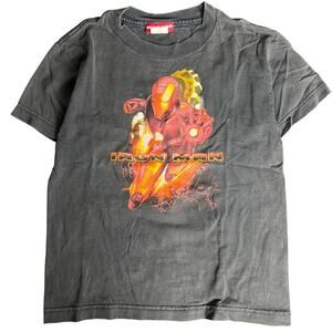 Y2K Iron Man Size Small Graphic Superhero T-shirt Size Small 100% Cotton